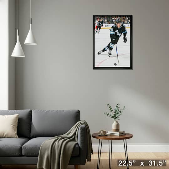 Logan Cooley 20" x 29" Framed Canvas Utah Mammoth 22.5" x 31.5"